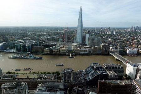 Na nejvyšším mrakodrapu Shard - střep jsem byl před dvěma lety.